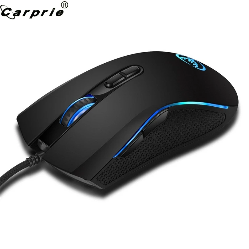Проводная игровая мышь Pro Gamer 3200DPI 7 ярких цветов светодиодный светодиодная
