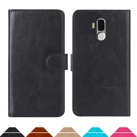 luxury wallet case for doogee bl9000 pu leather retro flip cover magnetic fashion cases strap
