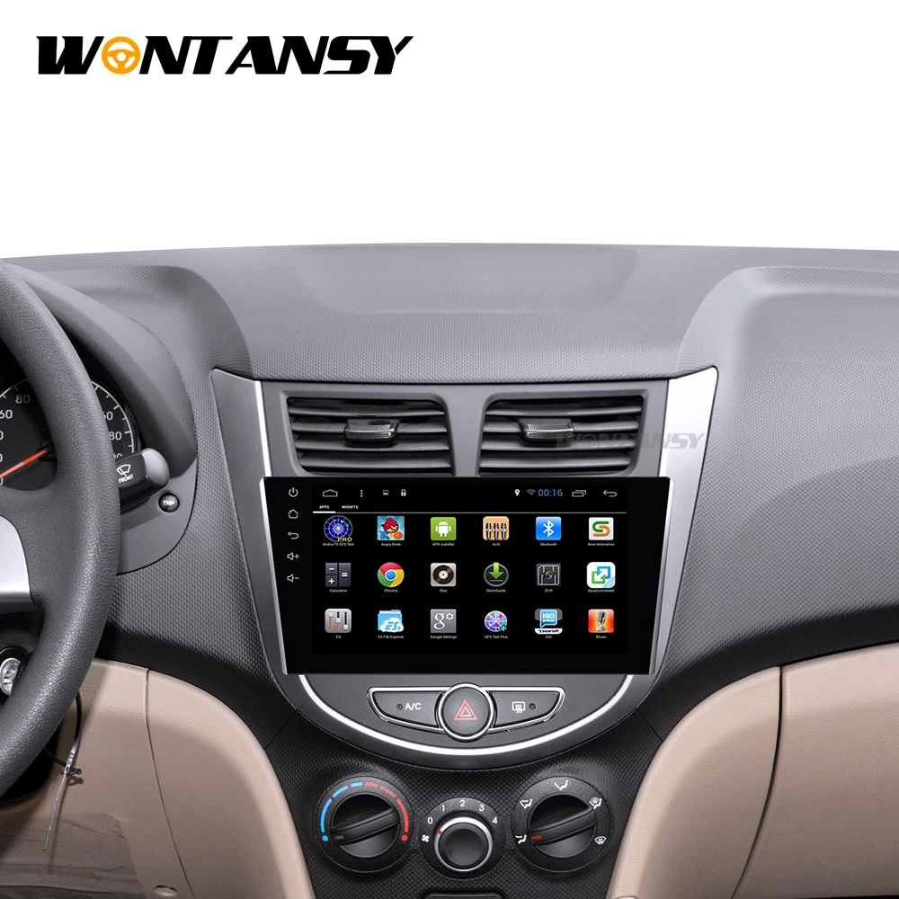 DSP 3 Android 9 0 автомобильный dvd-плеер gps для hyundai verna 2 din стерео навигация автомобиль |