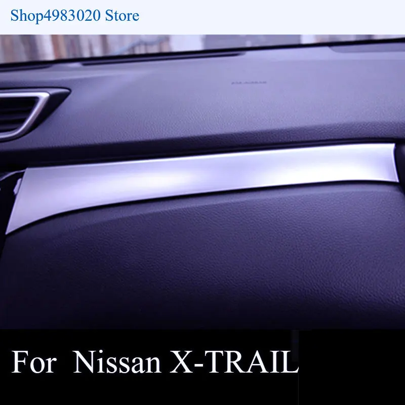 Для Nissan x-Trail t32 2014 2015 2016 хромированный перчаточный ящик панель отделка