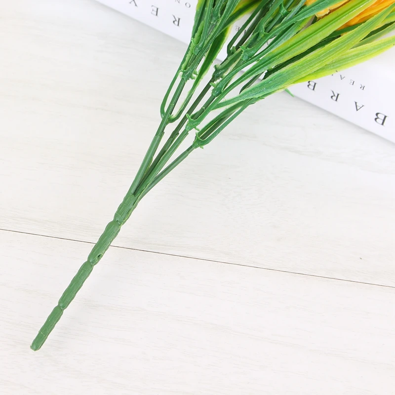 Искусственные рисовые цветы имитация золотого зерна фильма пластиковые | Дом и