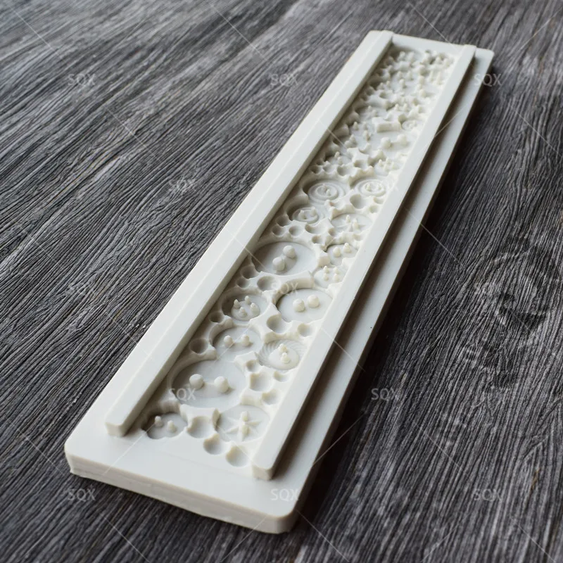 3D силиконовая форма для торта Прямоугольная кнопки DIY формы из помадки