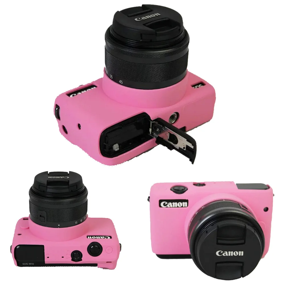 Красивый мягкий силиконовый чехол для камеры Canon EOS M10 EOSM 10 EOSM10|camera bag for canon|camera bagbag