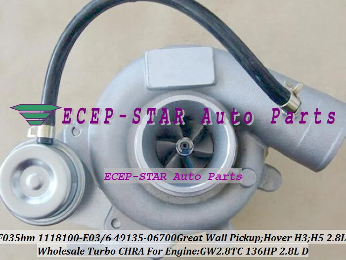 TF035 49135-06700 1118100-E06 1118100-E03 49135-06710 турбо для Great Wall GW Auto Pickup Hover H3 H5 Haval 2 8 T GW2.8TC 2.8L |