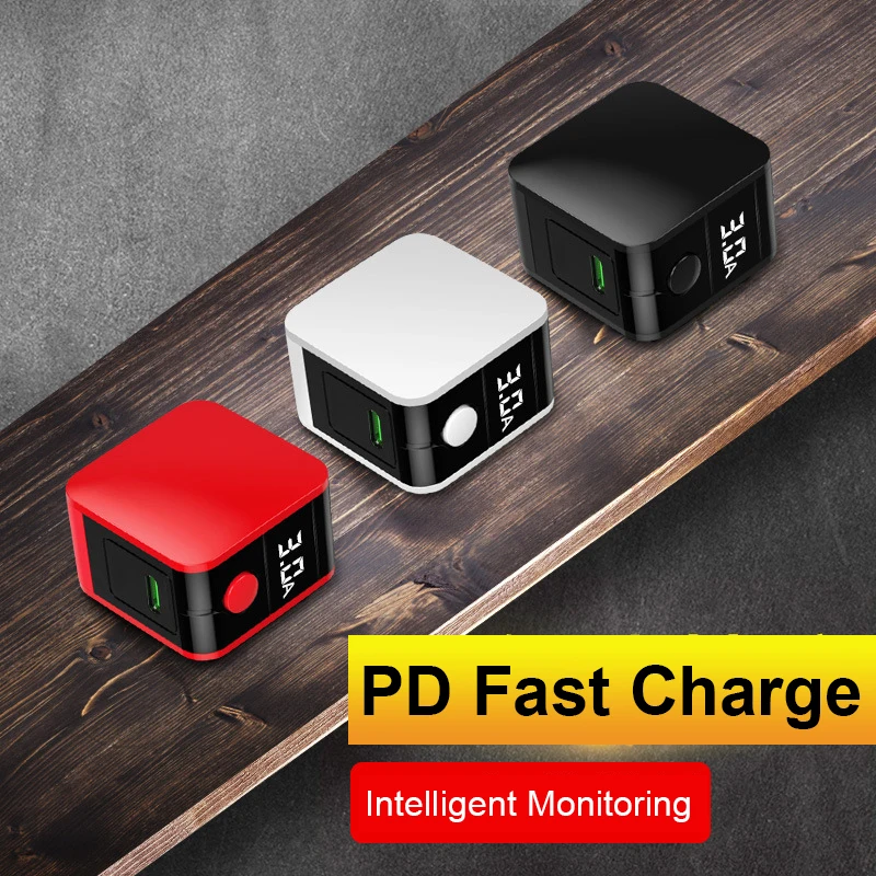 RYKKZ зарядное устройство Новое настольное автомобильное PD Flash Charge Qc3.0 мобильный