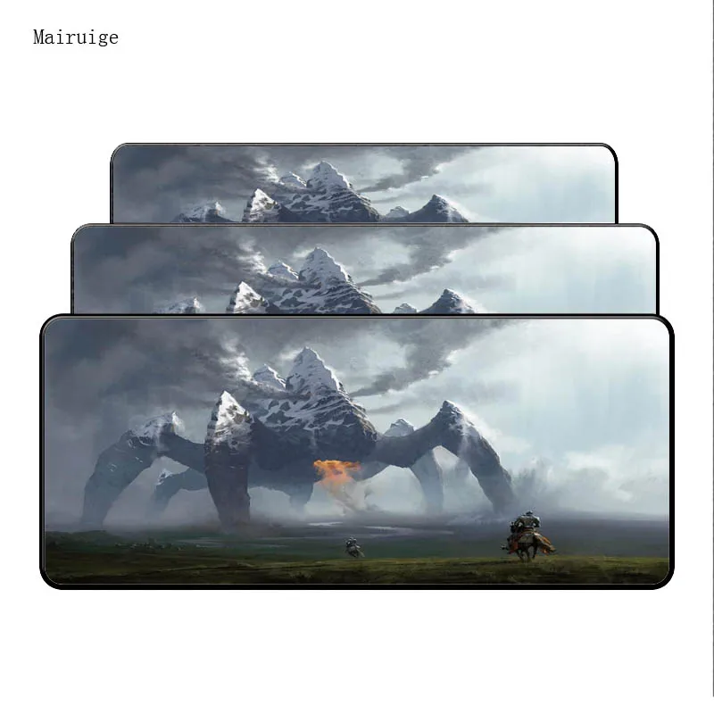 

Mairuige 900x400X3mm lock edge table gaming mouse pad non-slip laptop mousepads desk notebook office mouse mats For CSGO DOTA