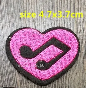 10 pcs of style 14 10 шт. рок музыкальные ноты гитара Белл вышитый мотив Мультфильм аппликация вышивка патчи diy аксессуар - Цвет: 10 pcs of style 14