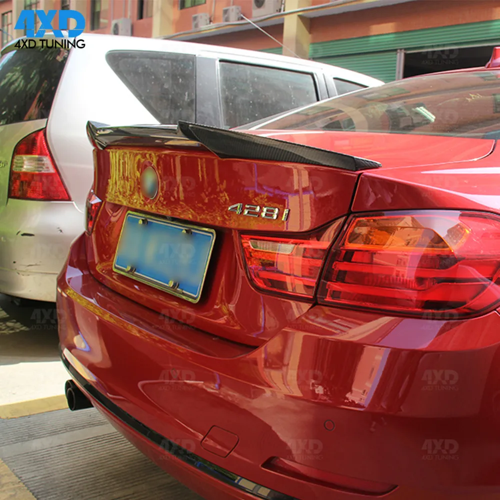 Углеродное волокно задний спойлер для BMW F32 купе заднего багажника крыла 420I 428I 435I
