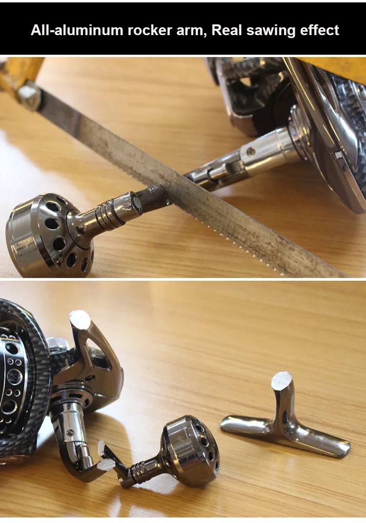 

FDDL Fishing Reels 12+1BB 5.2:1 Aluminum Alloy metal fishing reel Pre-Loading Spinning Wheel 2000-7000 Series Fishing wheels DE