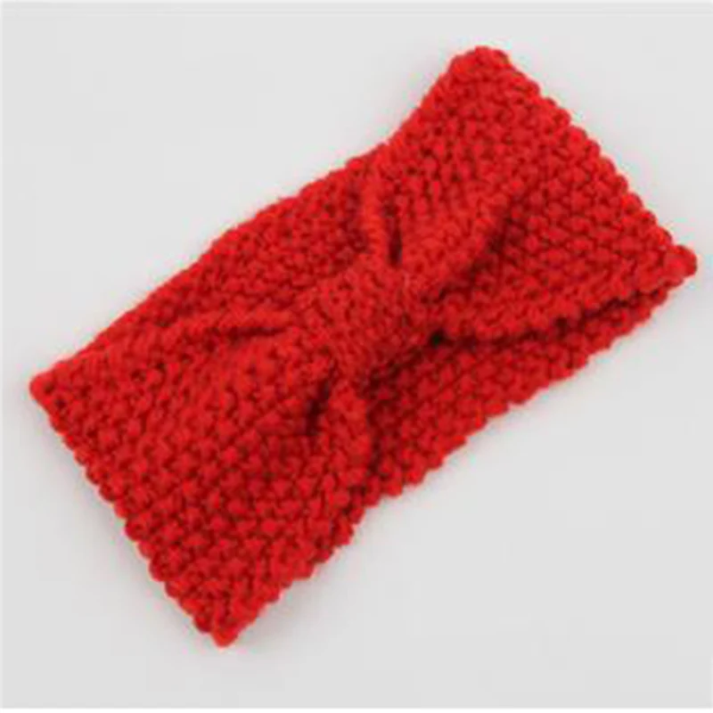 New Hair Accessories Winter Crochet Flower Bow Knitted Headwrap Headband Ear Warmer Muffs Band Fashion |