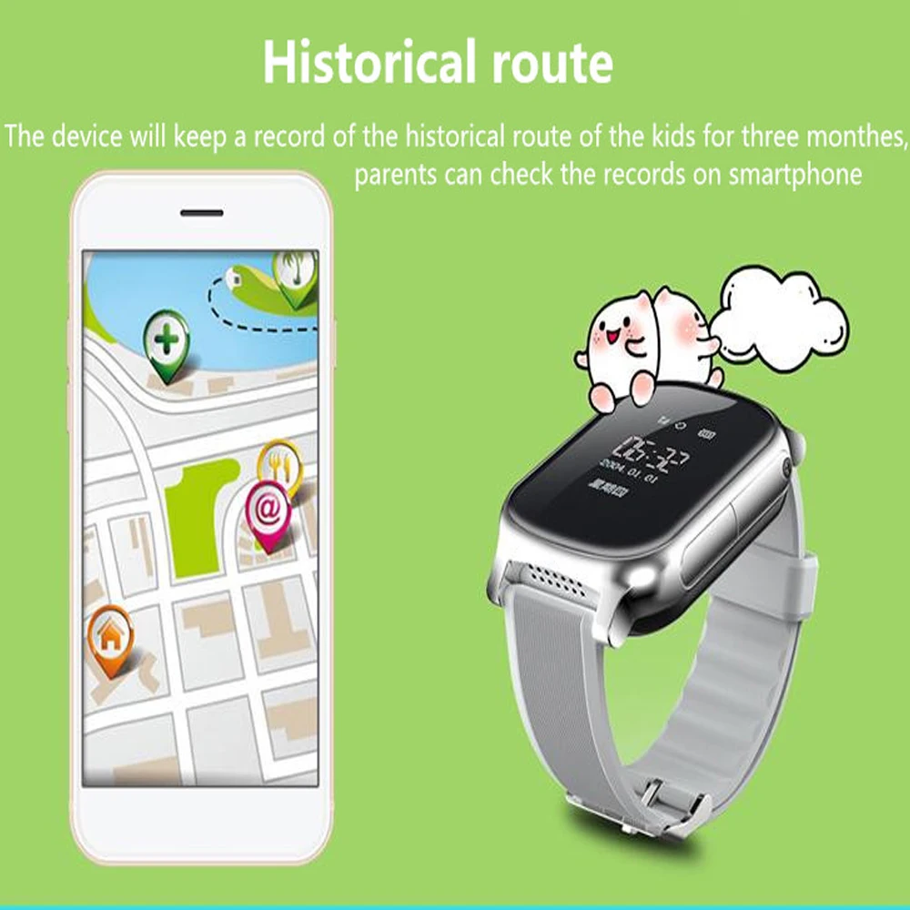 T58 Смарт-часы gps Wifi смарт-трекер анти-потеря ребенка фитнес-трекер SOS детские умные часы студенческие Детские умные часы