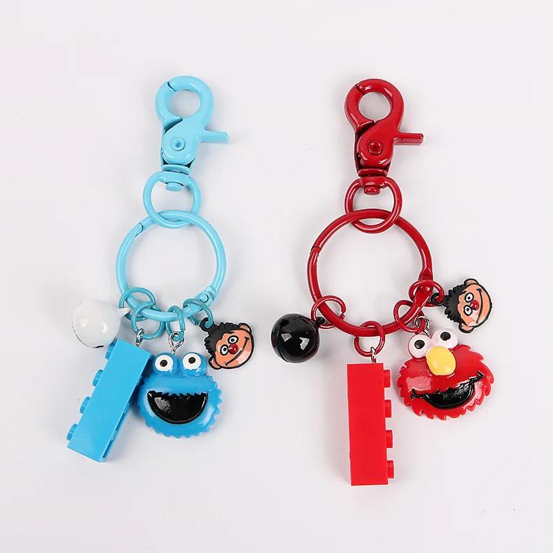 2019 Новый esame уличный плюшевый брелок Elmo Рисунок Мини кулон мягкие игрушки для