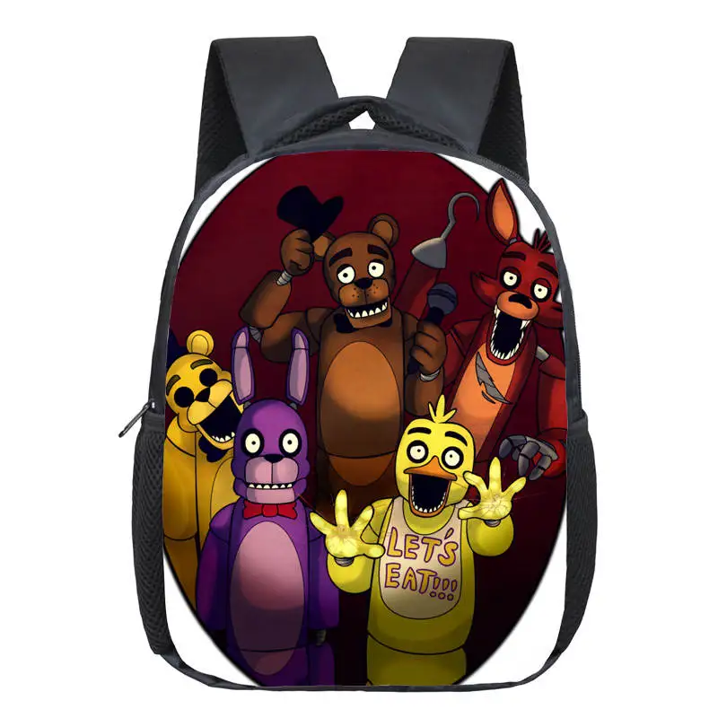Рюкзак Five Nights At Freddys, детские школьные сумки, детский рюкзак Fnaf, сумка для детского сада, рюкзаки с медведем Freddy Fazbear - Цвет: 12FLD15