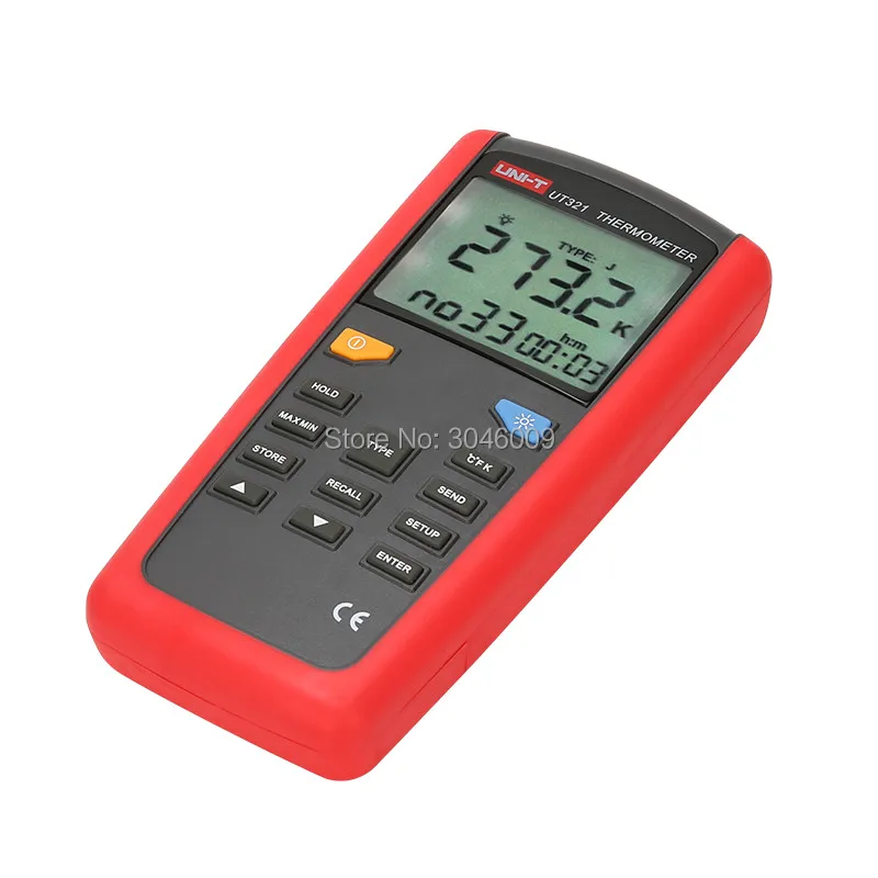 _ UT321 контактный термометр цифровой хранилище данных USB передача автоматическое