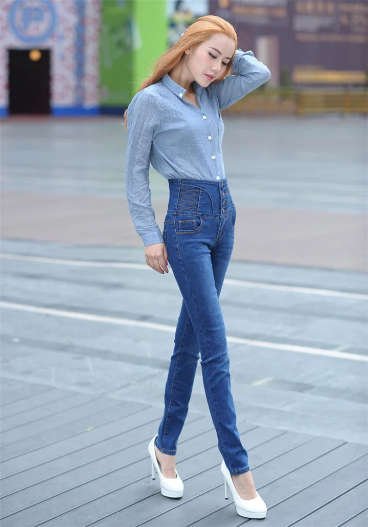New Summer Style Women Lady High Waist 