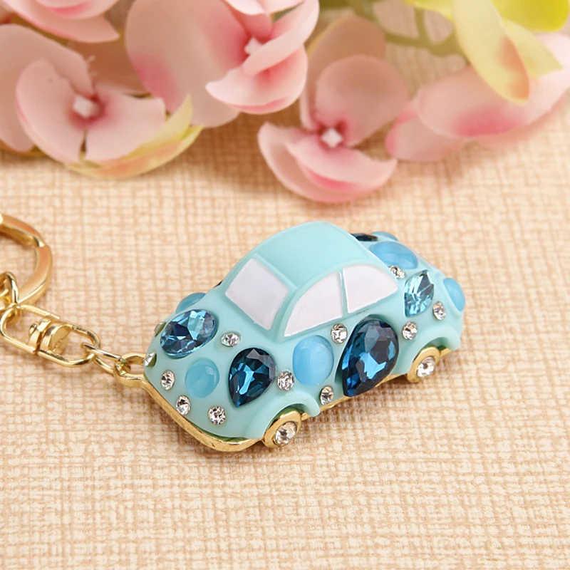 Rhinestone модель автомобиля брелок мужской автомобиль различные модели кольцо для