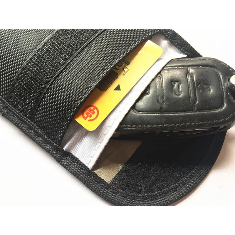 RFID блокирующий чехол для ключа сигнала автомобильной клетки Fob Защита