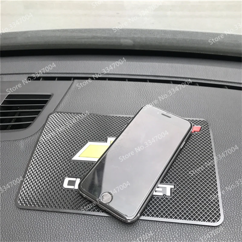 Нескользящий коврик 1 шт. нескользящий с логотипами автомобиля для Chevrolet Impala ONIX