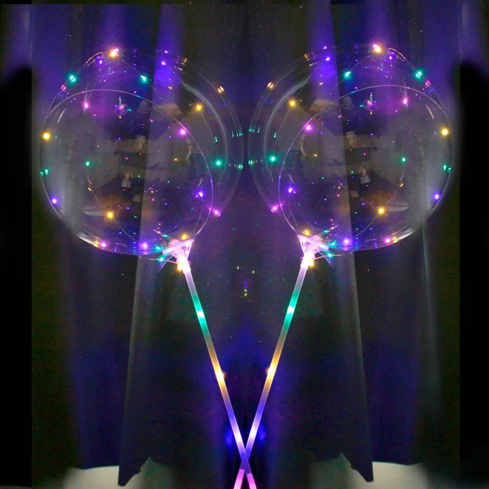 

Huiran Luminous Led Balloon Continuous Flashing Constantly Bright Led Light Balloon Latex Balloon Happy Birthday Balon