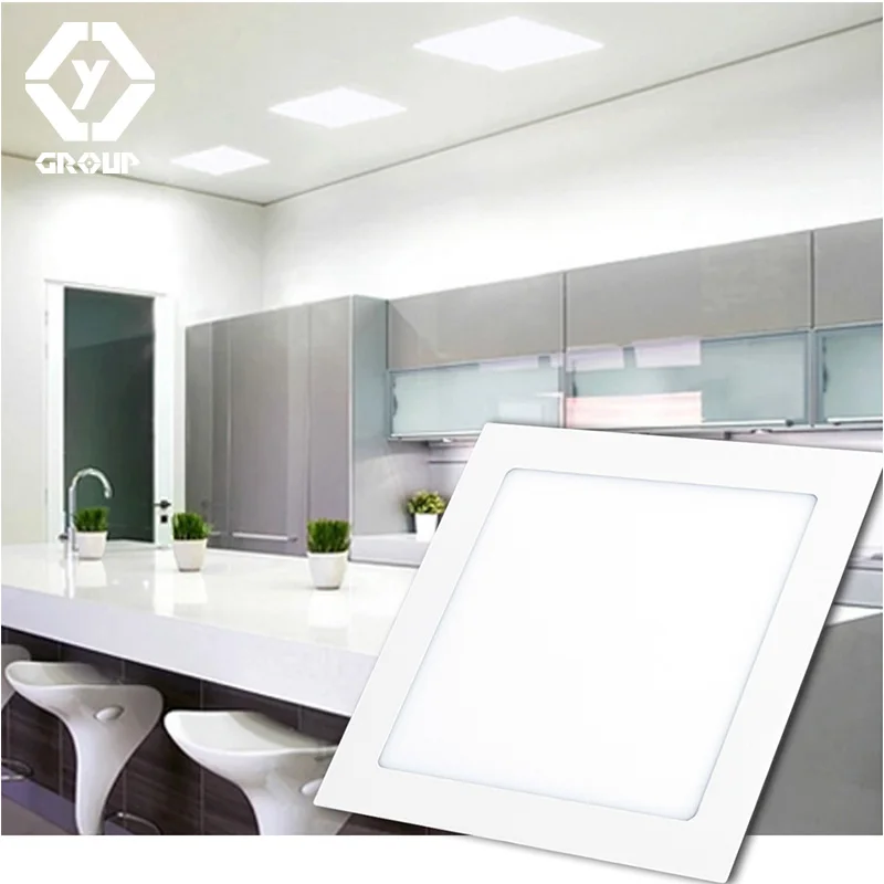 OYGROUP Ultra Thin Frame Led Downlight Dimmable 220V 110V High Brightness LED Panel Light Down Square Round Recessed #OY517CP02S | Лампы и