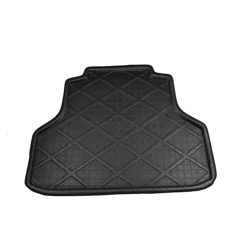 Новинка черный напольный коврик Hsanzeo для багажника Mitsubishi Lancer 2006 2016 07 08 09 10 11 12 13 14 15|