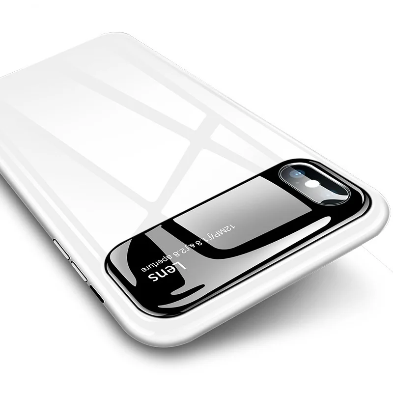 Чехол для телефона 6 6s 7 8 Plus X XS MAX XR жемчужно-белый ультратонкий деловой Роскошный
