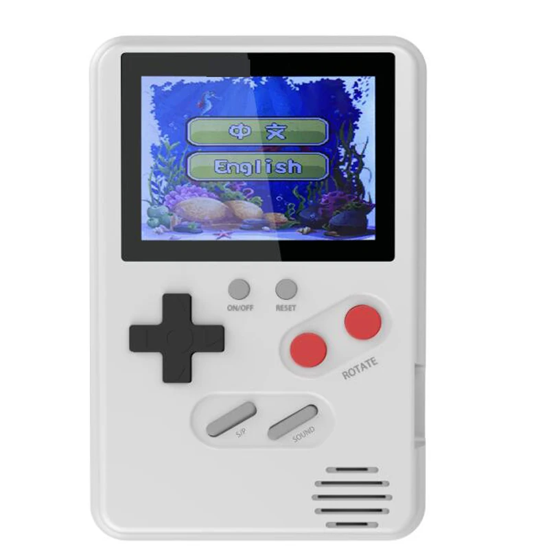 Мини-игровая консоль, Классическая Детская ультра-тонкая цветная игровая консоль, ретро портативная игровая консоль, 168, Классическая игра