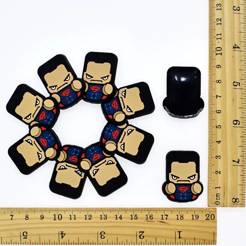 Дети мальчики подарок DIY мягкий Шарм из ПВХ с рисунком Avenger Hero аксессуар для