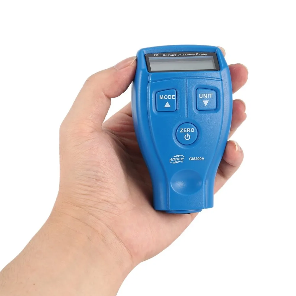 BENETECH GM200A Толщина датчик цифровой авто Краски покрытие метр тестер измерительный