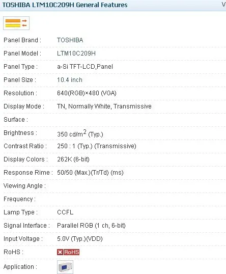 LTM10C209H LTM10C209A 3 5 дюймовый промышленный ЖК дисплей Новый & A + в наличии протестирован