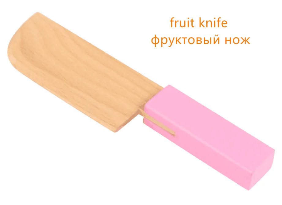 Сливовый Деревянные кухонные игрушки для резки фруктов, овощей, миниатюрная еда для детей и детей, Игрушки для раннего образования - Цвет: Сливовый