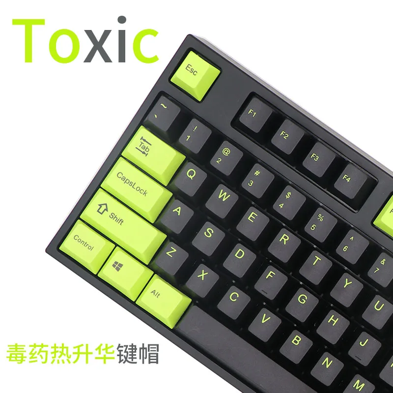 BGKP txic Ethermal Dye сублимационные шрифты PBT keycap для механической клавиатуры 61/64/68/84/87/104