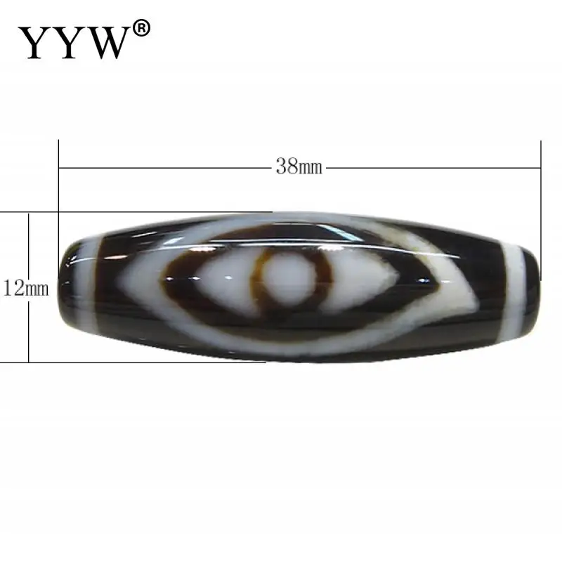 Натуральные тибетские бусины YYW Agata Dzi овальные из натурального камня Феникс для