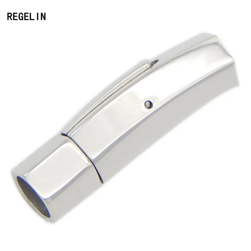 REGELIN Серебряный тон 316L нержавеющая сталь шестигранная колонна магнитные