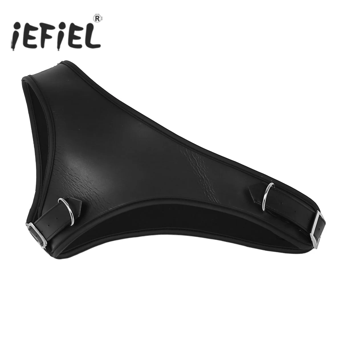 

Mens Leather Bondage for Nightclub Party Costumes Show One Shoulder Adjustable Arm Muscles Body Chest Harness Belt for Male