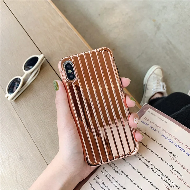Чехол для телефона с рисунком розового золота iphone 6 6s 7 8 Plus все включено защитой от
