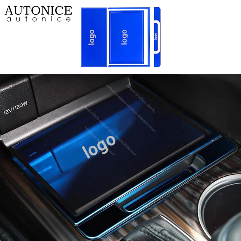 

5pcs stainless steel Storage box decorative mat Cover trim fit For toyota Camry 2018-2019