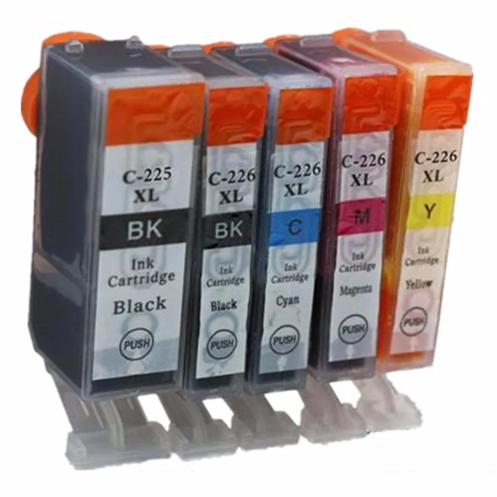 

Картридж с чернилами для замены картриджей для Canon PGI-225BK CLI-226 Pixma IX6520 IP4820 IP4920 MG5120 MX892 PGI 225BK PGI225