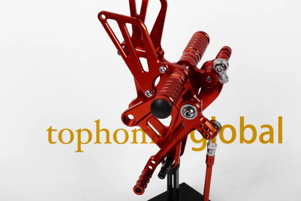 Для Honda CBR250RR 2010-2013 мотоциклетные Запчасти красный CNC Задние подножки 2011 2012 |