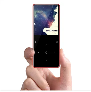 Bluetooth 4,2 сенсорный экран MP3-плеер встроенный 16G HIFI Lossess портативный тонкий mp3-плеер с радио и громким динамиком для ходьбы