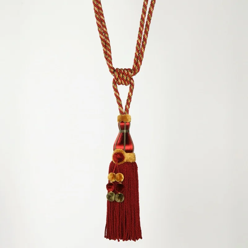 Высокое качество элегантный стиль декоративные занавески украшения аксессуары