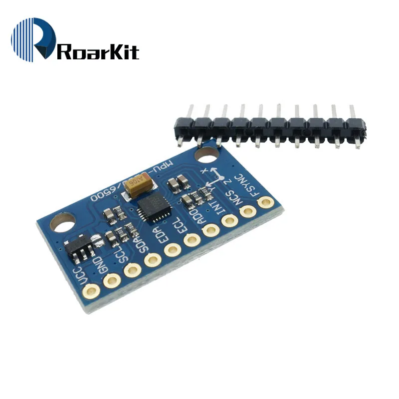 GY-6500 MPU-6500 6DOF six-axis accelerometer 6-axis attitude gyro sensor module SPI Interface | Электронные компоненты и