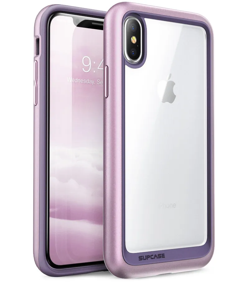Для iphone X XS чехол SUP чехол UB Стиль Премиум гибридный защитный ТПУ бампер+ PC Прозрачный чехол на заднюю панель для iphone X Xs 5,8 дюймов