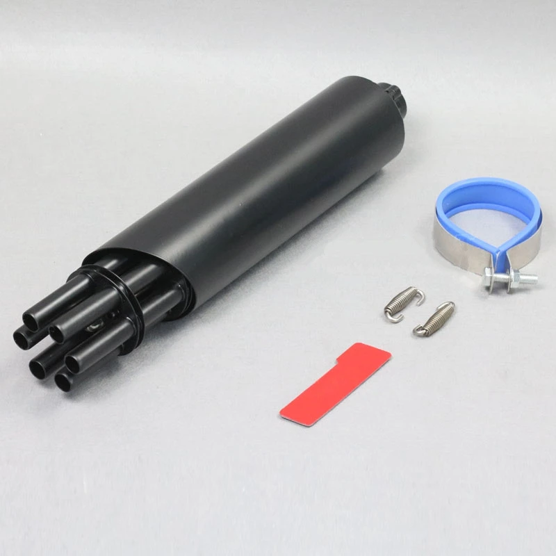 2017 новая выхлопная труба мотоцикла Модифицированная отшелушивающая пулемет