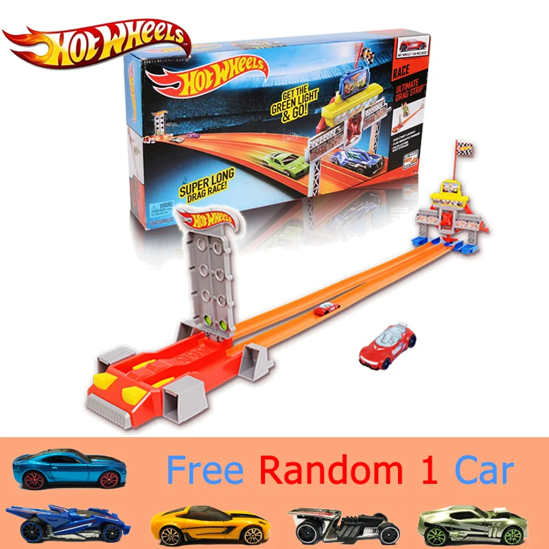 Новый набор автомобильных дорожек Hotwheels прямой трек ускоряющий игрушечный
