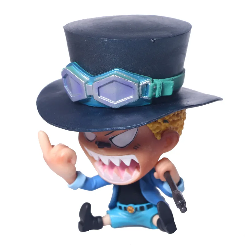 Аниме One Piece Sabo средний палец смешной жест ПВХ экшн-фигурка модели игрушки |