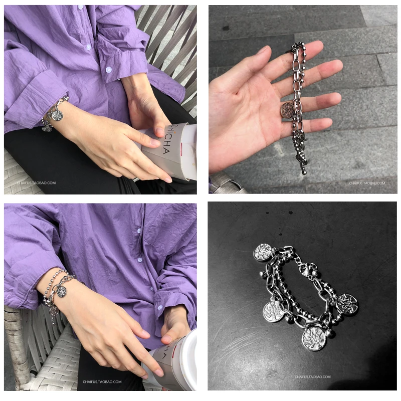 Браслет из нержавеющей стали/женский/панк/bileklik/femmeиз стали браслет pulsera hombre для
