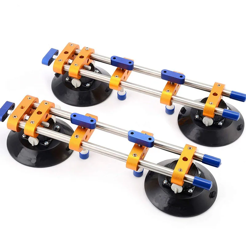 

2pcs/lot seamless Stone Seam Setter Manual Rubber Vacuum leveling Setter for joint with 6&quot Suction Cups