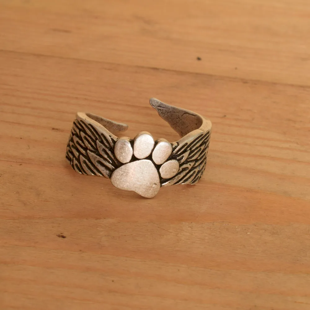 copper material paw wing rings | Украшения и аксессуары