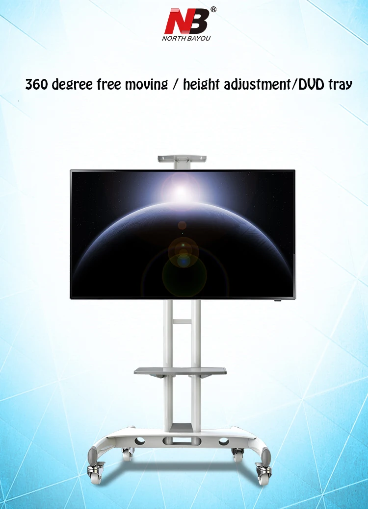 NB AVA1500 60 1P Мобильная тележка для телевизора 32 дюйма 65 дюймов светодиодная